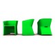 Armchair Modern Green SLICED