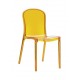Chaise Polycarbonate CHAISE VITO Plexi Orange transparent
