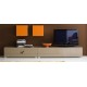 Customizable TV stand Bench Standard Orange S