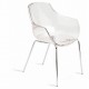Polycarbonate chair CHAIR OPAL transparent or opaque Transparent