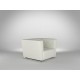 Fauteuil Moderne MANDURAH Blanc