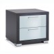 BEDSIDE TABLE bedroom furniture bedside TREVI Trevi wenge / white