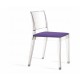 CUSHION COMFORT polycarbonate chair to chair GYZA Fabric Violet