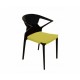 CUSHION COMFORT polycarbonate chair to chair EGO-K Green fabric