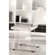 White contemporary design chair EXODUS