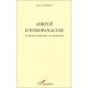 Abrege D'europanalyse , La Pensee Analytique - Serge Valdinoci - Harmattan, TL