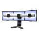 Ergotron LX Triple Display Lift Stand - pied (33-296-195)