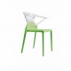Poliweglan krzeslo PRZEWODNICTWO EGO-K Green-Transparent