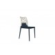 Polycarbonate Chair Stands CHAIR EGO-ROCK gray white file