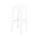 Tabouret LUKA-T Plexi Blanc brillant