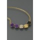Collier Pop pastilles violet Lila Conti