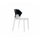 Polycarbonate chair CHAIR CUSTOM EGO-S Black / White