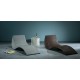 Modern chair + Chaise Longue ONDULIA coffee table Grey