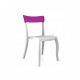 Polycarbonate stol CUSTOM HERA-S Purple / White