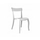 Policarbonato sedia CUSTOM HERA-S Bianco / Trasparente