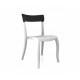 Polycarbonate stol CUSTOM HERA-S Black / White