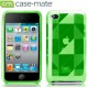 Case Mate Case-Mate - Gelli Case - Coque de protection Boitier pour Apple iPod Touch 4eme Gen - Vert (motif triangle)