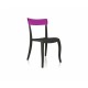 cadeira de policarbonato PRESID&Ecirc;NCIA CUSTOM HERA-S Roxo / Preto
