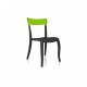 Polycarbonate chair CHAIR CUSTOM HERA-S Green / Black