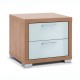 Noptiere dormitor mobilier noptiera TREVI Trevi nuc / alb