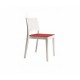 Chaise Polycarbonate COUSSIN CONFORT pour chaise GYZA Simili-cuir Rouge