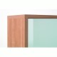 CHEST skapis un garderobes Larissa 2 durvju / 4 atvilktnes Larissa valriekstu / balts