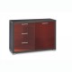 Commode et armoire COMMODE LAZARO 3 tiroirs/1 porte Commode lazaro wenge/red