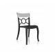 Polycarbonate chair CHAIR CUSTOM OPERA-S Clear / Charcoal