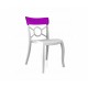 Polycarbonate chair CHAIR CUSTOM OPERA-S Purple / White