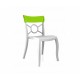 Polycarbonate chair CHAIR CUSTOM OPERA-S Green / White