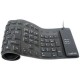 Keyboard Flexible Waterproof USB + PS/2 black LogiLink&reg; (ID0019) Clavier