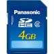 Panasonic RP-SDR 04 GE1A bleue 4Go / GB (5025232531059) Carte SDHC