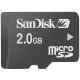 Sandisk Micro SDHC /TransFlash Memory Card 2GB + SD Adaptor (SAMSD2GB)