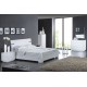 Moderner Bett SERRA White.