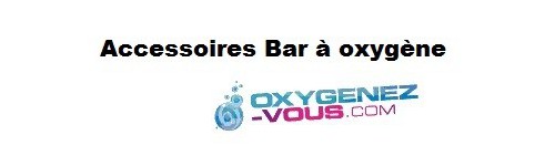 Accessories for oxygen bars