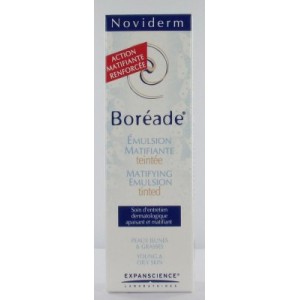 NOVIDERM BOREADE Matificante 40ml Emulsi&oacute;n de color del tubo