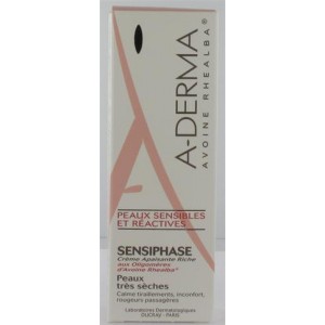 ADERMA SENSIPHASE rica crema de 40 ml tubo
