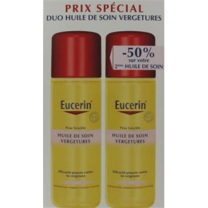 EUCERIN oil stretch marks treatment 125ml pack of 2 (50% off a second bottle)