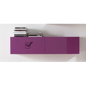Meuble TV personnalisable Horizontal up S Violet