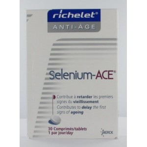 ANTI-ENVEJECIMIENTO Richelet selenio ACE caja de 30 comprimidos