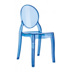 Policarbonato sedia ELIZABETH BAMBINO Blue