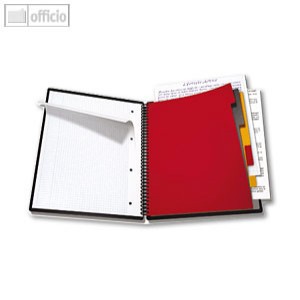 Cuadernos Oxford oficina organizan libro alineado desmontable chapas perforadas 180 páginas 24,5 x 31 cm clasificador de formato