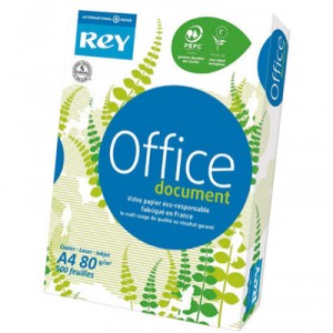 International Paper Rey Karton von 5 Ries mit 500 Blatt A4 80g Rey Office Document
