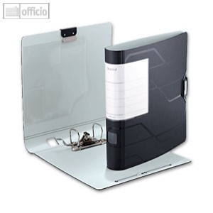 Leitz Classeur Prestige, 180 degrés, 50 mm, Format A4, Dos arrondi, en Polyoam, avec modèle géo