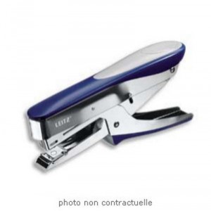 Perforadora Y Grapadora Leitz 5507 - Set Azul, Incluye Grapas Y Quitagrapas