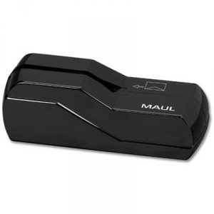 Mutilar - abrecartas eléctricos, baterías, negro dientes de acero inoxidable, caja ...