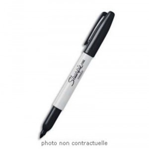 Papermate permanente Sharpie marcadores - punta de bala fina - Negro