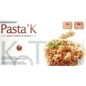 KOT delgadez Pasta'K pasta de tomate y hierbas caso de 7 paquetes