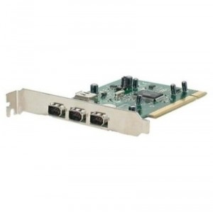 Fujitsu adaptateur FireWire - 4 ports (S26361-F3106-L520) (S26361F3106L520) Carte r&eacute;seau