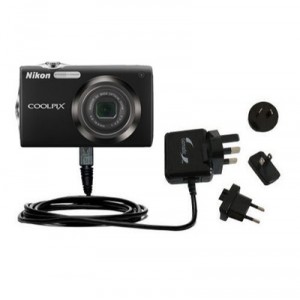 Internacional Cargador Nikon Coolpix S3000 - Gomadic Brand con TipExchange (échange-embout. .. cargador de batería